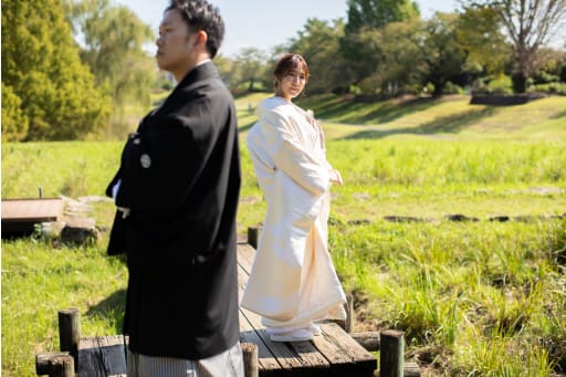 新婦さんの表情。