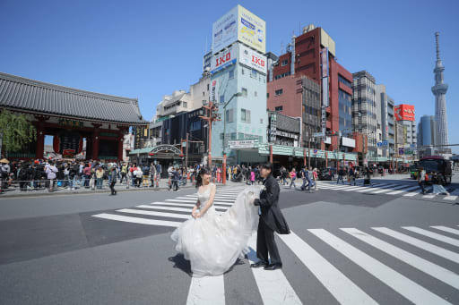 洋装での浅草散策、とってもおすすめです！