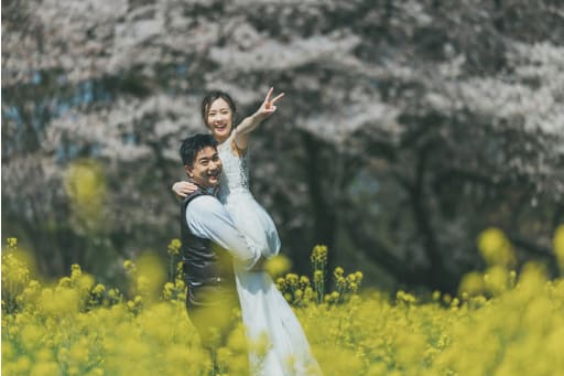 桜と菜の花