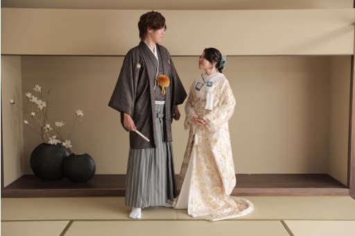 見つめ合って照れちゃうお二人♡