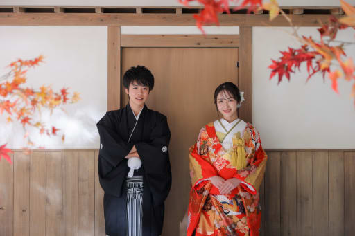 紅葉と