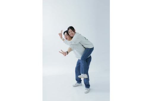 おんぶでラストカット！