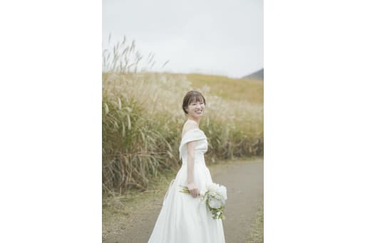 寒い中でも笑顔いっぱいの新婦様☺︎