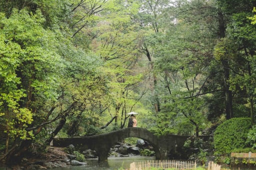 有栖川橋で♫