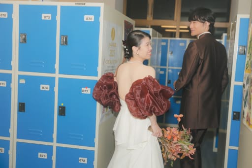 追いかけっこするおふたり