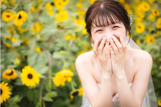 新婦様のソロショット