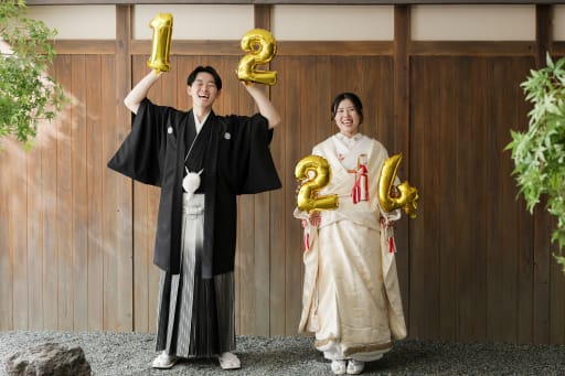 日付のバルーン