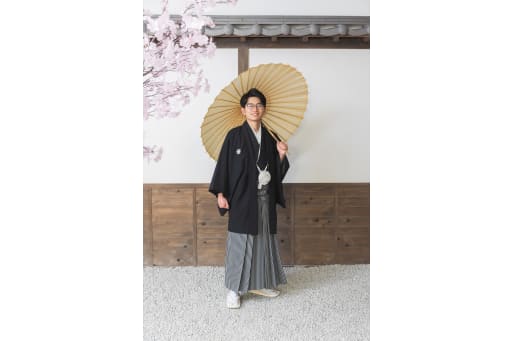 新鮮な袴姿