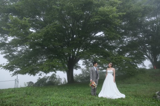 霧の中での撮影