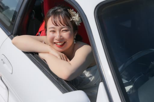 運転席から