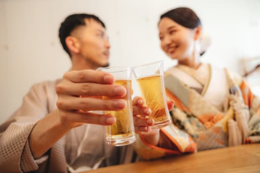 お二人で乾杯！