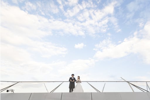 お天気のいい大桟橋でも