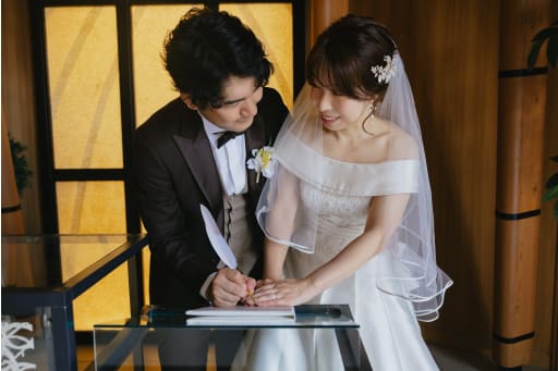 結婚証明書も書きます！