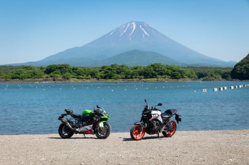 お二人のバイクと