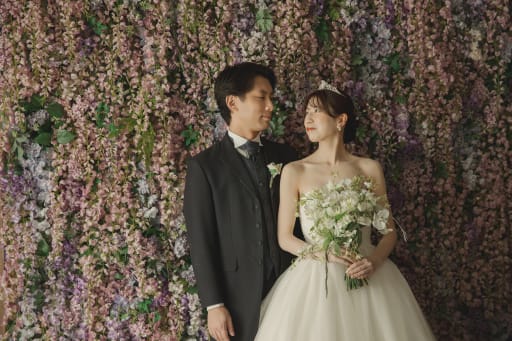 まずは洋装撮影から