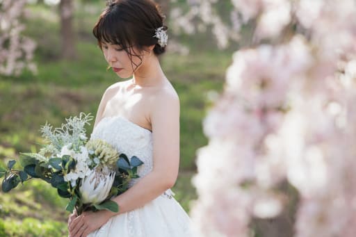 ご新婦様のソロカット 