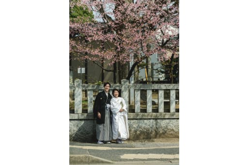 はじめは桜と撮影！