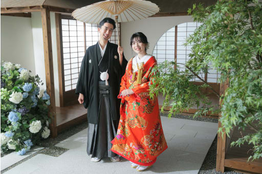 屋内庭園撮影