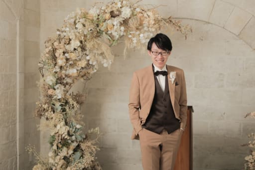 新郎様ソロショット