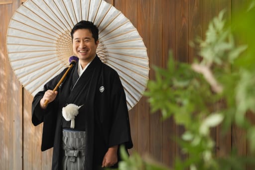 ご新郎様のソロショット