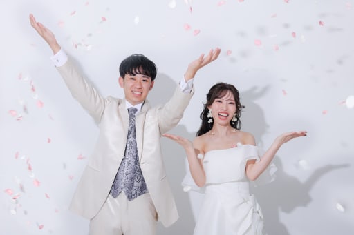 コンフェッティで華やかに！