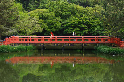 深緑の平橋