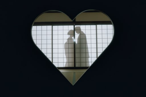 撮影の最後には、屋内庭園での可愛らしいワンカットをご用意しました。