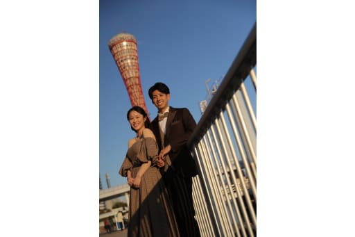 ポートタワーバックに