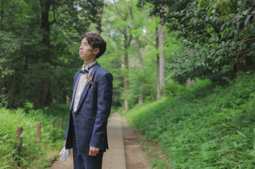 ご新郎様のソロカット