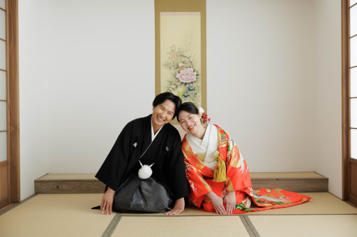 お辞儀ショット