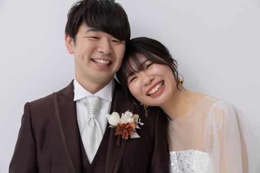 アップで笑顔！