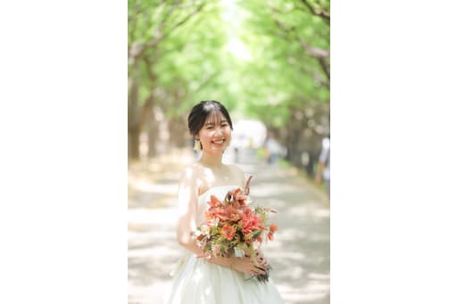 新婦さんのソロショット