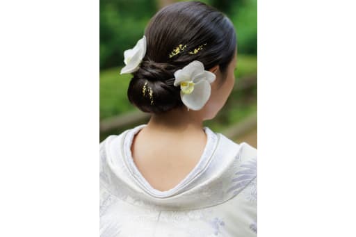 ご新婦様のヘアスタイル