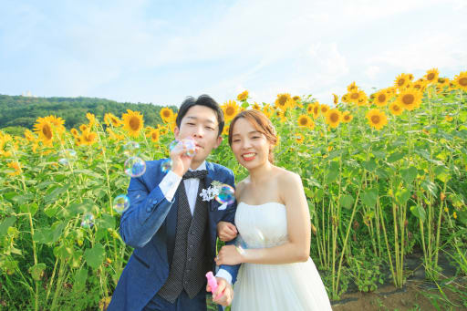 ひまわり畑へ！