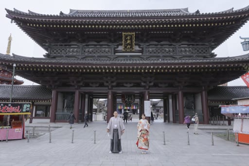 川﨑大師にて。