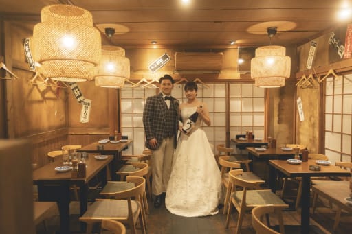 行きつけの居酒屋で