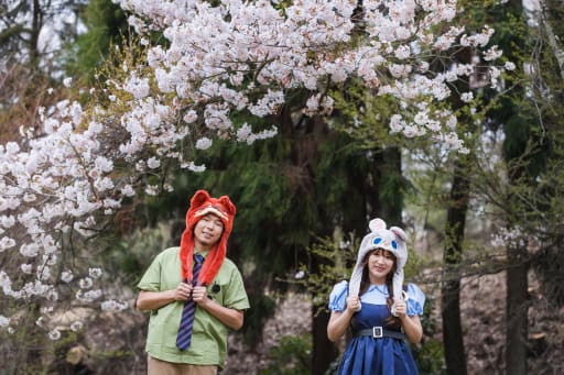 私服撮影もできるよー（店舗敷地内）