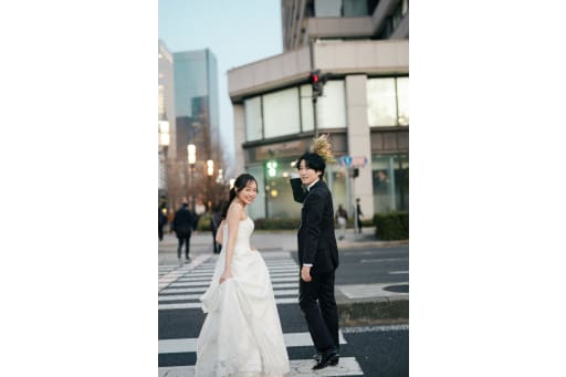 横断歩道でおしゃれに！