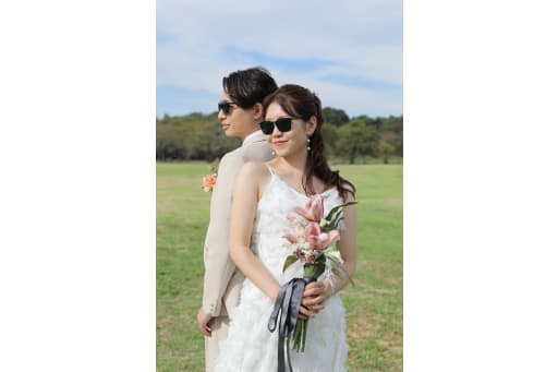 背中合わせでとってもクールなお写真も撮影できますよ！！