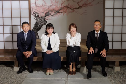 楽しそうな様子に、ご親族も思わず笑顔