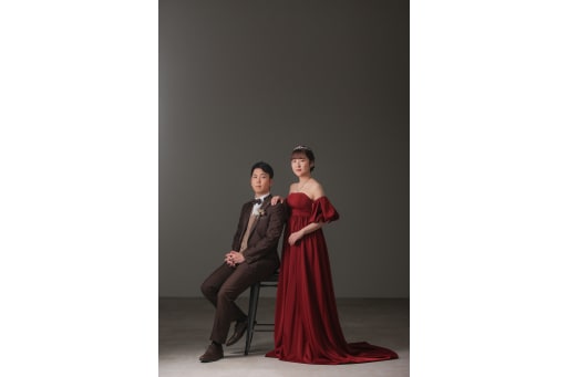 カラードレスにチェンジ