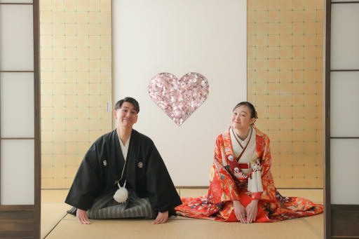 桜色ハートの猪目窓がとってもかわいい！