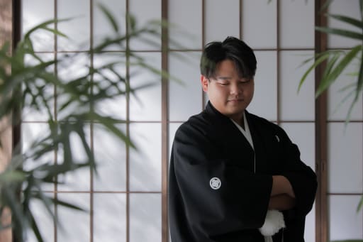 新郎様のソロショット