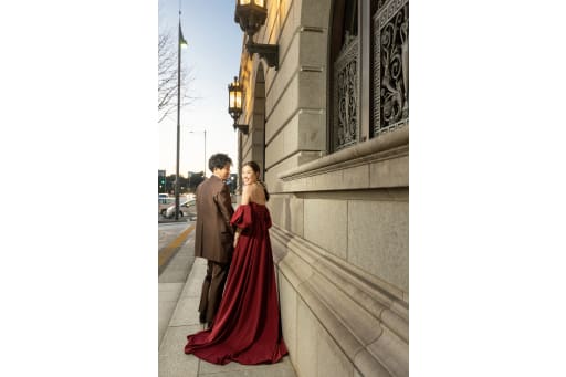 海外風な建物と