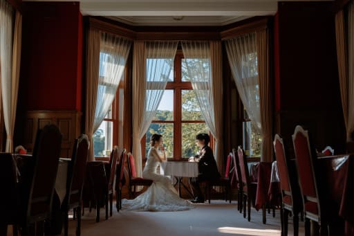 お顔を見合わせて