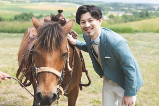 ほんで今日イチの笑顔が出てる