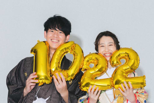 おふたりご持参のアイテムを使って