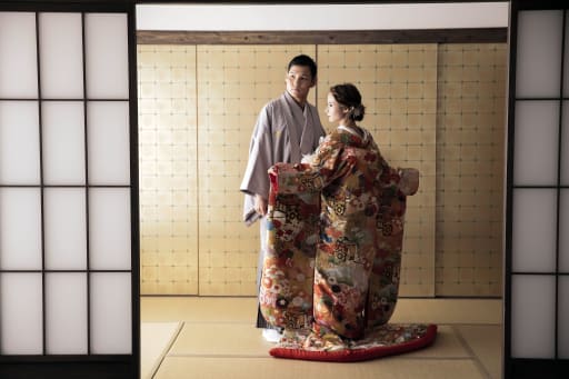 屋内庭園スタジオ撮影