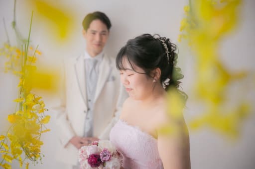 カラードレスにお着替え