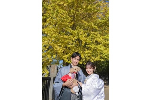 家族と一緒。